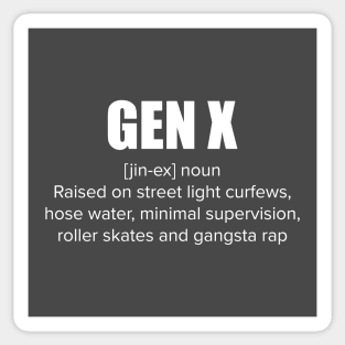 Gen X Christmas Sticker